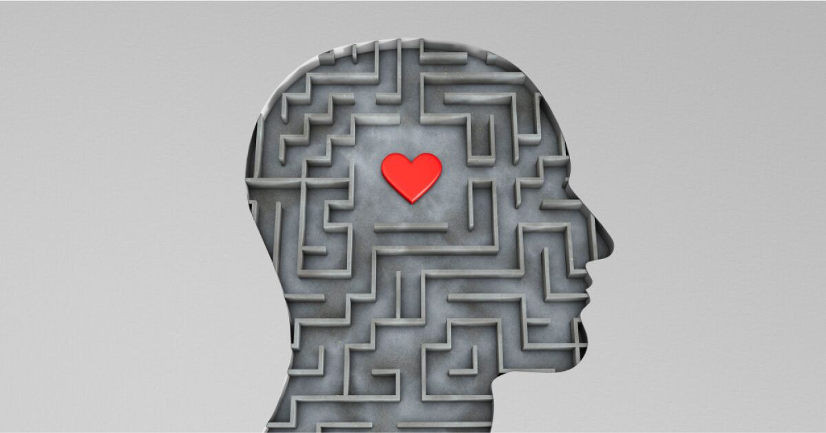 A maze inside a man's head